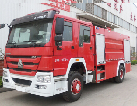 豪沃8噸水罐消防車(國四)